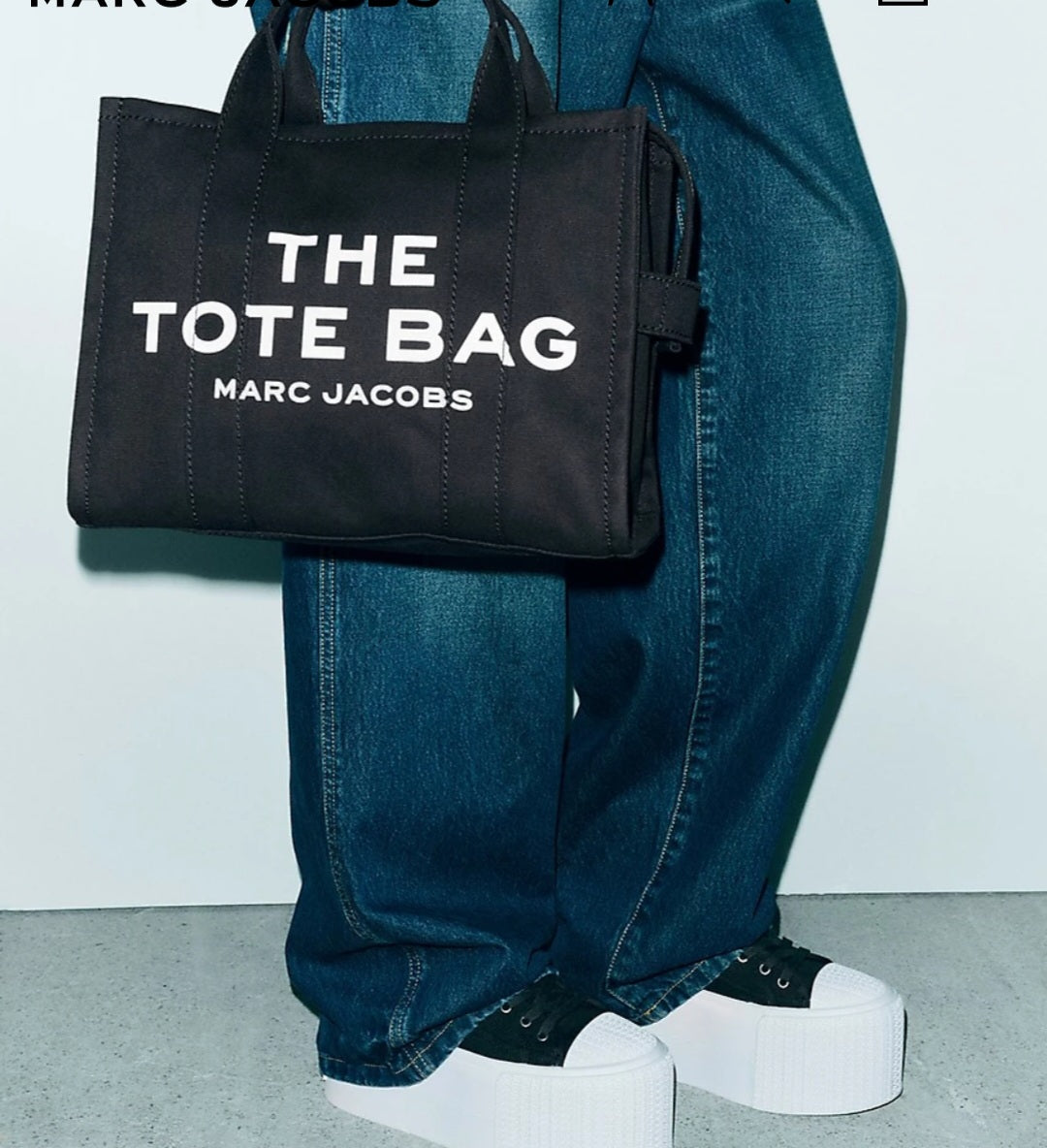MARC JACOBS La borsa
tote media in tela