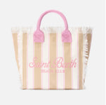 Saint Barth Vanity Bag Canvas Stripes 001 02596L